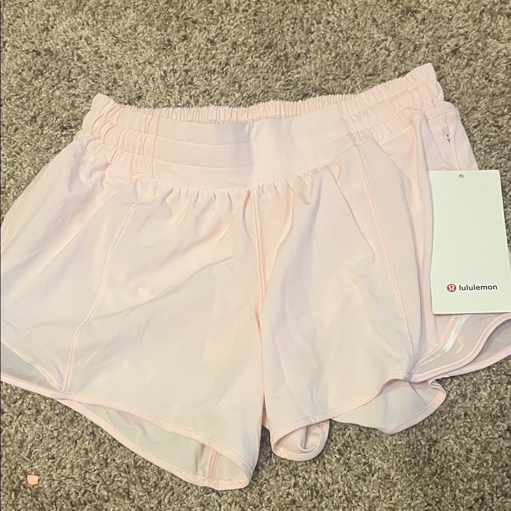 Lululemon Athletica Light Pink Athletic Shorts